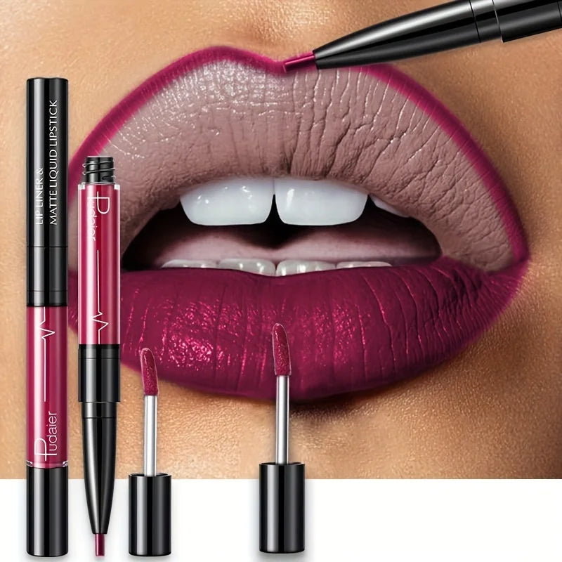 Ultra-Precise Waterproof Lip Liner with High Pigment, Smooth, Sweatproof, Long-Lasting Wear
