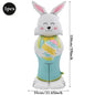 3D Standing Easter Foil Balloon Giant Rabbit Carrot Chick Egg Balloons Easter Party Decoration Kids Gift Air Filled Garden Decor