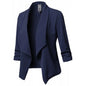 Women’s Open‑Front Slim Blazer – Long Sleeve Office Cardigan