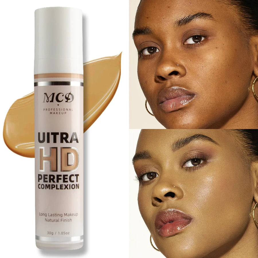 9 Shade Full Coverage Concealer Liquid Foundation makeup high coverage Base