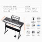SucceBuy 61‑Key Digital Keyboard – Portable Electric Piano with 200–600 Tones & 200–500 Rhythms for Beginners