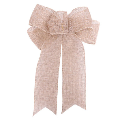 1/6pcs Large Christmas Bow Decorative Christmas Wreaths Ribbon Bows Xmas Tree Decoration Home Party Decor DIY Gift Wrapping