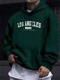Men’s Los Angeles USA Print Hoodie – Long Sleeve Cotton Pullover