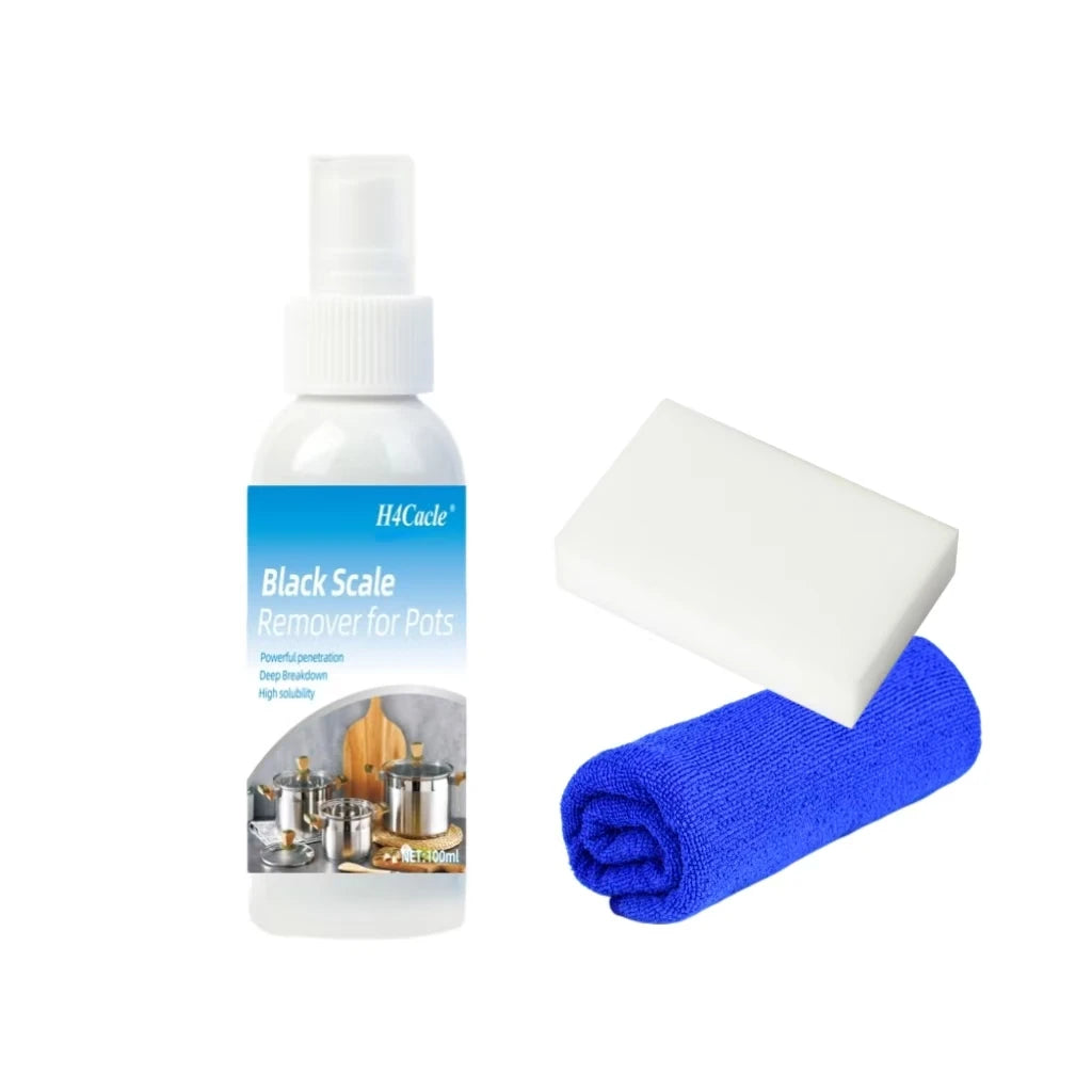 Pan Bottom Cleaning Decontamination Agent Kitchen Blackening Scale Remover Home Polishing Oven Oil Stain Ware Cooktop Spray