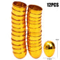 Easter Filling Eggs Golden Easter Decoration Egg Plastic Empty Simulation Eggshell Party Game Toys Festival Party Decor Supplies