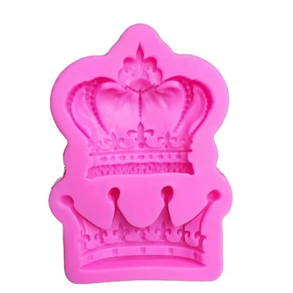 3D Princess Crown Silicone Mold – Fondant, Resin, Clay & Candy Mould for Cake and Cupcake Decorating