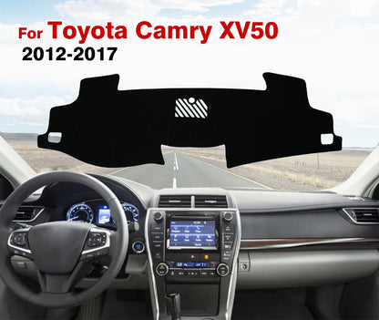 For Toyota Camry XV50 2012 2013 2014 2015 2016 2017 Dash Mat Sun Shade Anti-UV Carpets  Car Accessories Car Dashboard Cover