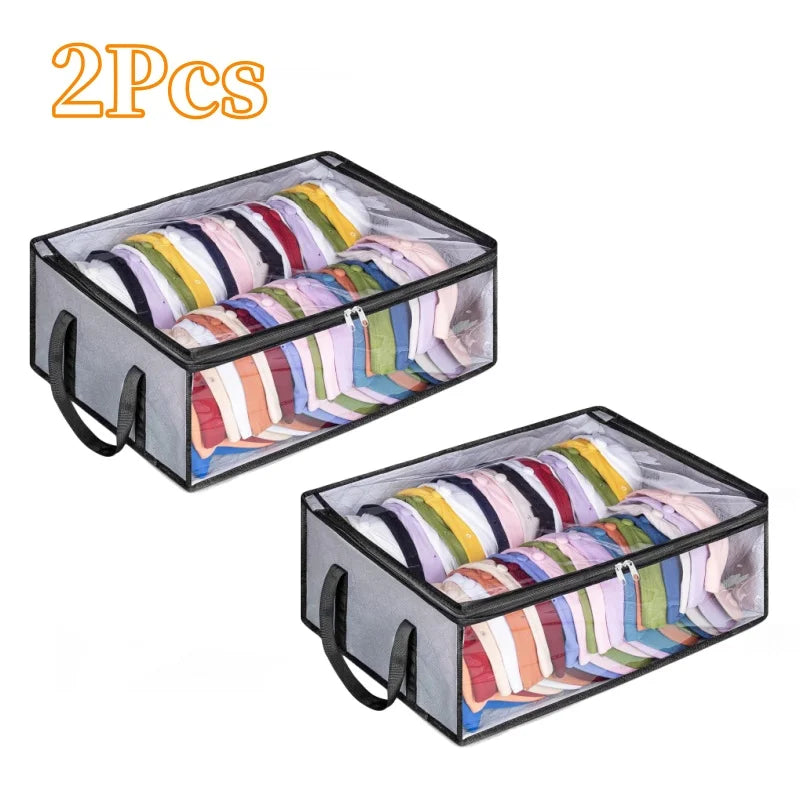 Large Capacity Black Hat Organizer: Foldable Non-Woven Cap Holder and Clothes Storage Hanging Bag