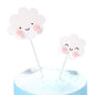 Smiling Face Cloud Rainbow Cake Topper Birthday Cake Baby Shower Kids Christening Birthday Party Wedding Cake Topper Decoratings