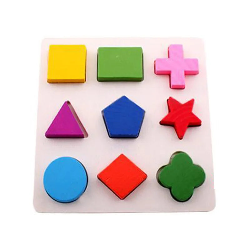 Baby Wooden Puzzles Montessori Toys 1 2 Years Toddler Toys Hand Grab Board Alphabet Number Cognition Learning Educational Toys