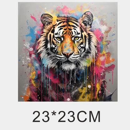 Graffiti Animal Iips Fashion Iron Sticker Patch For Clothing T-shirt DIY Hoodie Jacket Sticker DTF PPatch Is Waterproof