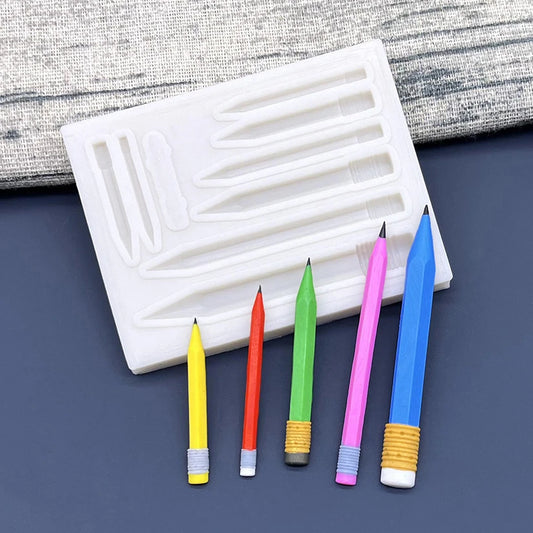 Pencil Graduation Silicone Mold Chocolate Sugarcraft Cupcake Baking Mold Fondant Cake Decorating Tools