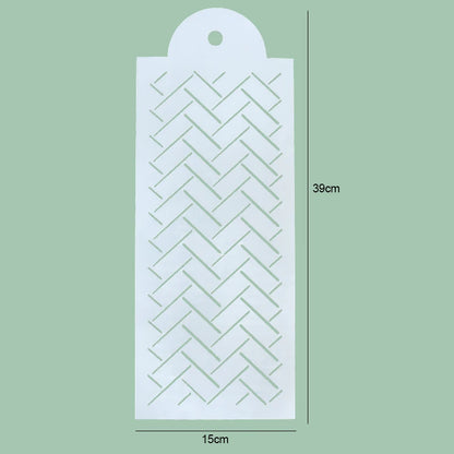 FAIS DU Fondant Cake Mesh Stamps Stencils For DIY Craft Making Wedding Cake Design Plastic Spray Template Cookie Painting Mold