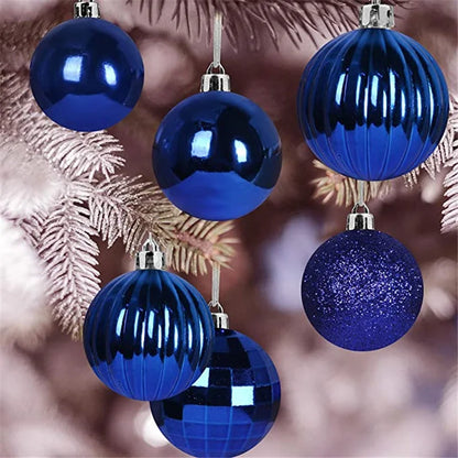 36/24pcs 40mm Merry Christmas Balls Christmas Tree Hanging Ball Ornaments Christmas New Year Party Home Decoration