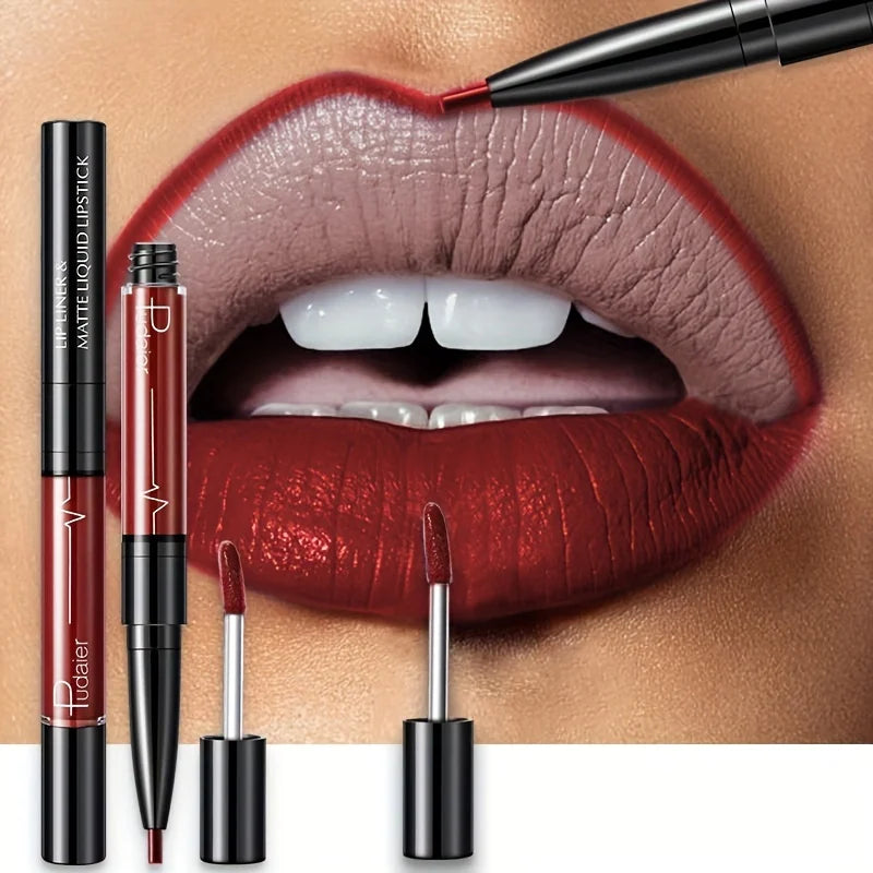 Ultra-Precise Waterproof Lip Liner with High Pigment, Smooth, Sweatproof, Long-Lasting Wear
