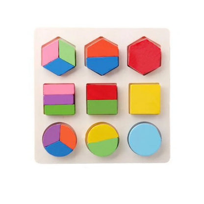 Baby Wooden Puzzles Montessori Toys 1 2 Years Toddler Toys Hand Grab Board Alphabet Number Cognition Learning Educational Toys