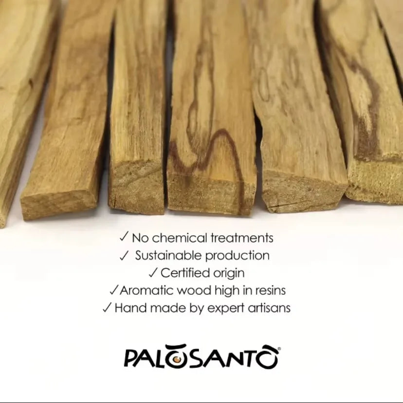 Palo Santo Natural Incense Sticks – High‑Oil Aromatherapy for Yoga, Meditation & Long‑Lasting Fragrance
