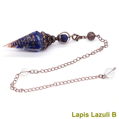 Crystal Healing Stone Quartz Pendulums Spiritual Hexagonal Pointed Resin Witchcraft Supplies Balancing Accessories Divination