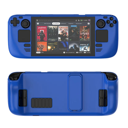 For STEAM DECK Game Console Cover Shell with Bracket Shockproof Protection Case Frame Protector Stand Non-slip Cover Game Parts