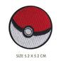 30‑Style Pokemon Embroidery Cloth Patches – Pikachu & Cartoon Iron‑On/Sew‑On Appliques for DIY Clothing