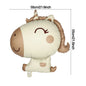 Happy Birthday Animal Foil Ballo﻿ Cute Matte on Bear Rainbow Bow Dinosaur Candy Balloon Design