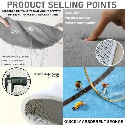 Cartoon Cute Children Carpet Living Room Kids Crawling Stars Play Mats Boy Girl Home Bedroom Bedside Decor Soft Non-slip Rugs