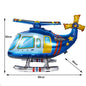 1pc Large Transportation Balloon Racing Balloon Fire Truck Ambulance School Bus Excavator Motorcycle Balloon for Boys Birthday