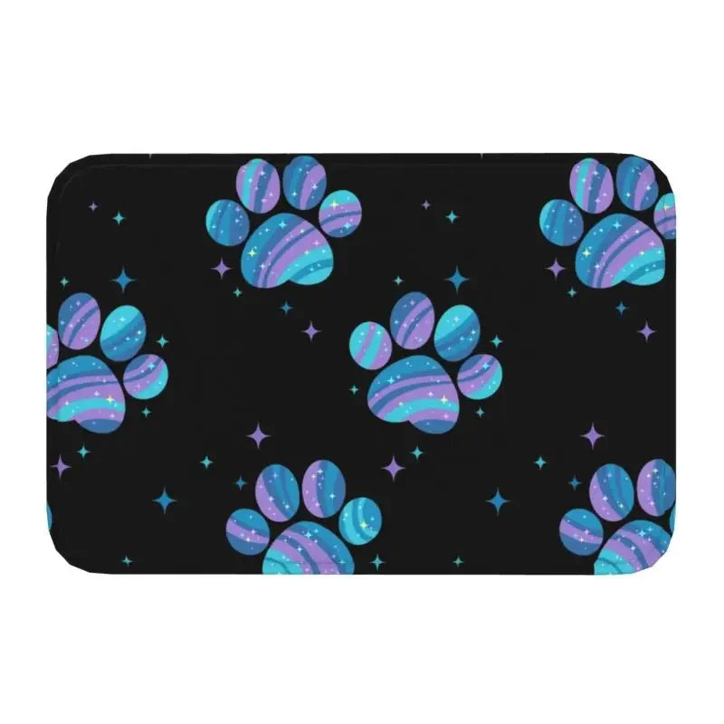 Personalized Paw Prints Dog Doormat Mat Anti-Slip Animal Kitchen Bath Balcony Rug Carpet 40*60cm