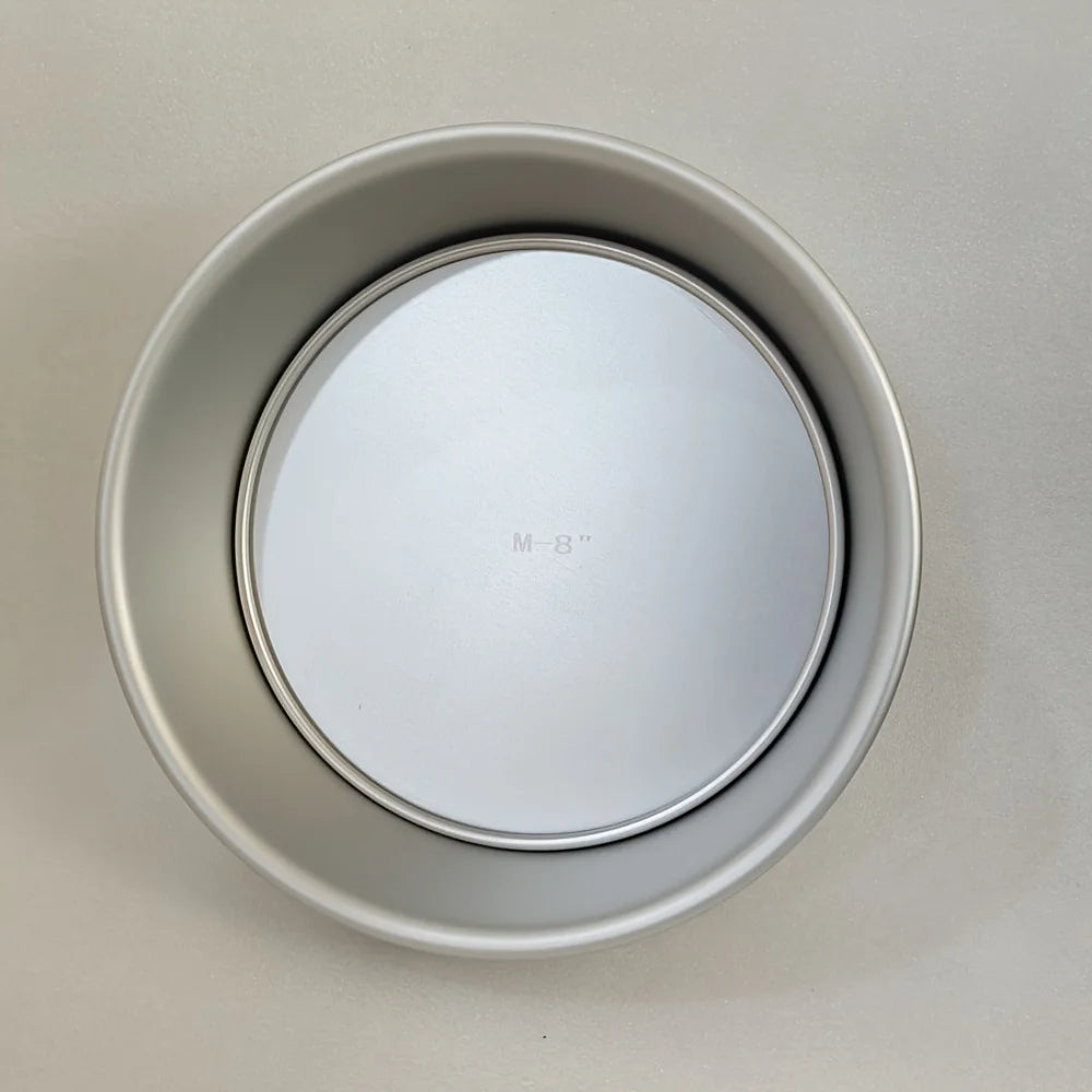 “1pc Layered Circular Cake Mold Set – 4/6/8in Non‑Stick Baking Pans with Detachable Bottom