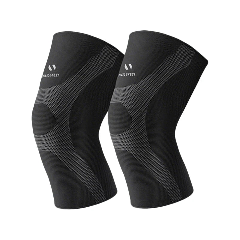 Plus‑Size Extra‑Large Knee Brace – 40–150KG Sports Support with Anti‑Slip Silicone for Running & Hiking