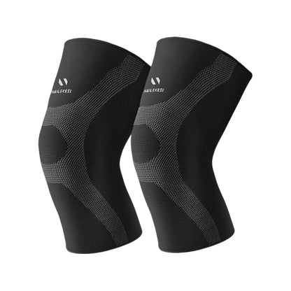 Plus‑Size Extra‑Large Knee Brace – 40–150KG Sports Support with Anti‑Slip Silicone for Running & Hiking