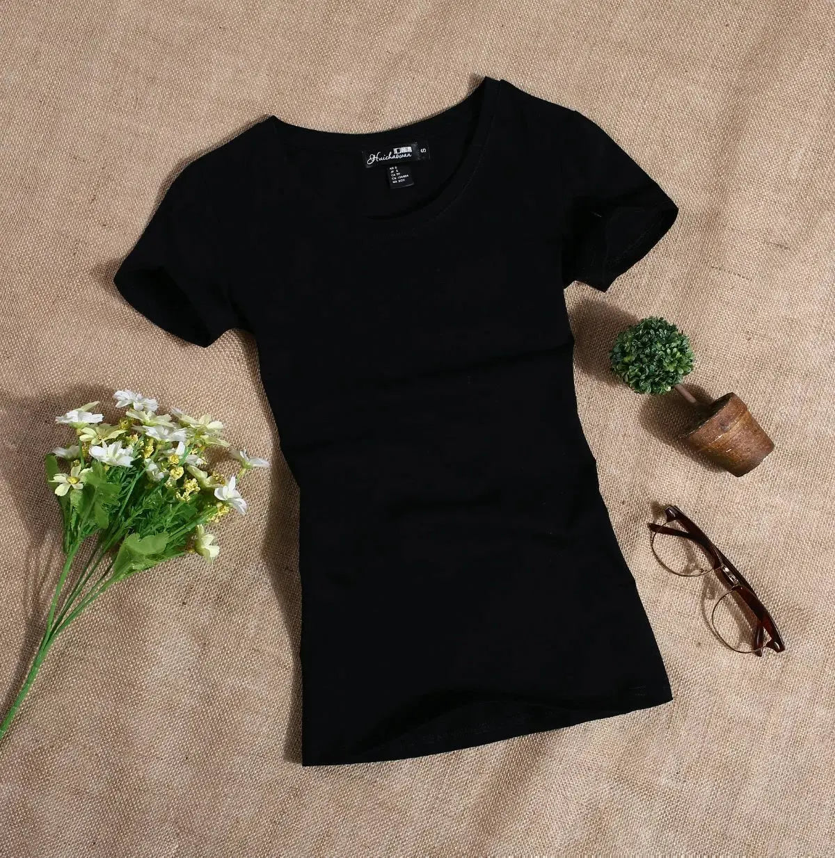 Women's Casual Short Sleeved Slim T shirts