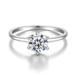 Trumium 0.5/1 Ct D Color Moissanite Ring For Women Diamond moissanite Rings s925 Silver Engagement Wedding Bands Fine Jewelry