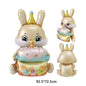 Easter Standing Bunny Balloon Huge Cartoon Rabbit Shape Foil Balloon Happy Easter Eggs Chicks Rabbits Easter Party Favors