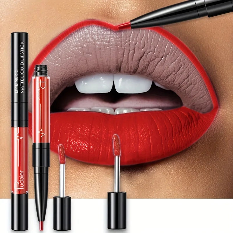 Ultra-Precise Waterproof Lip Liner with High Pigment, Smooth, Sweatproof, Long-Lasting Wear