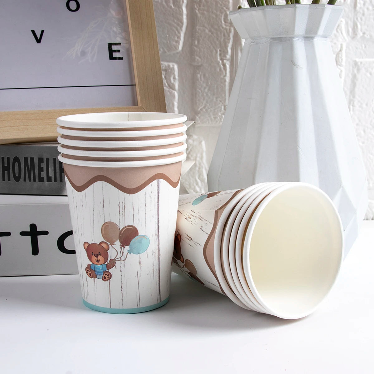 Cute Bear Disposable Party Tableware   Supplies