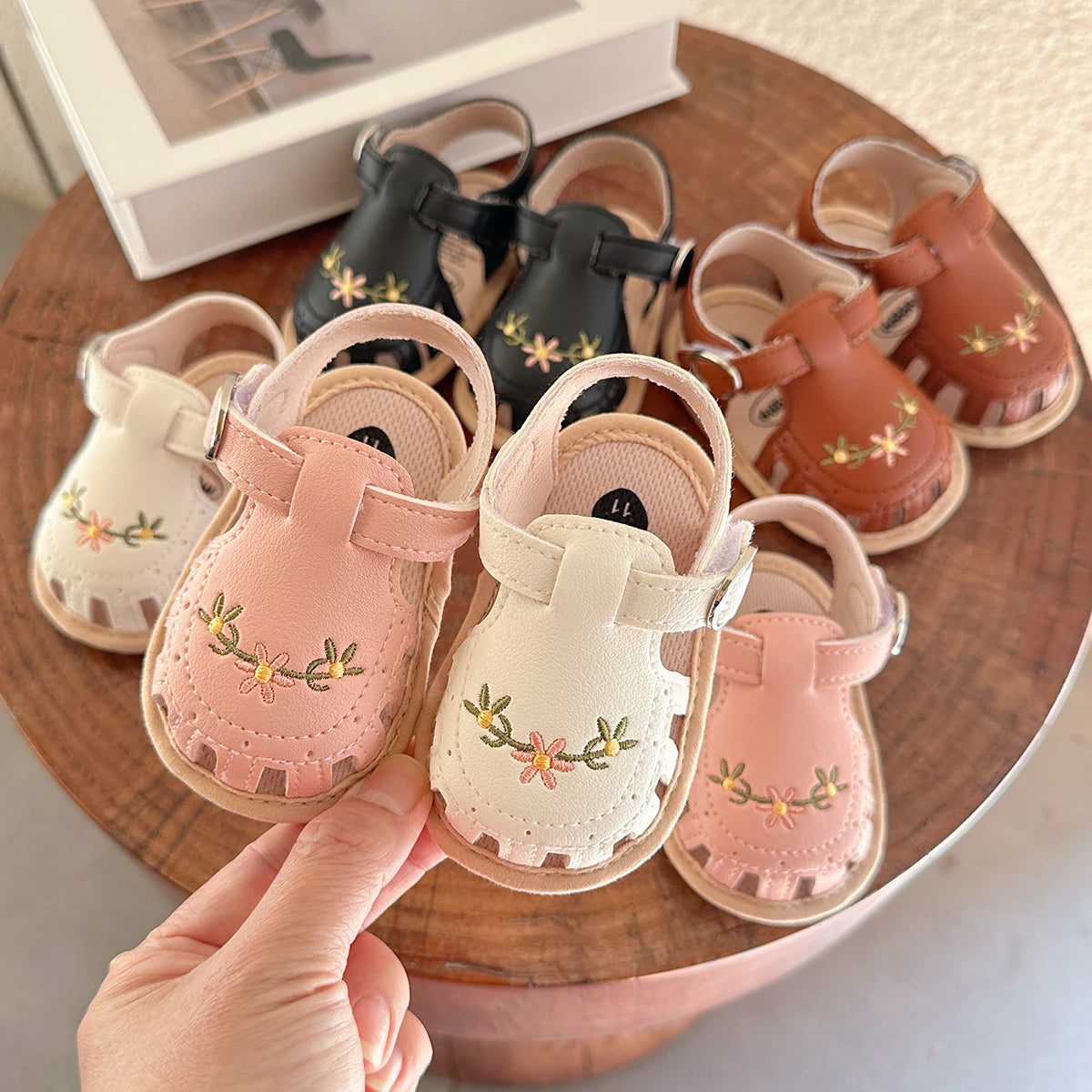 Infant Summer Sandals – Soft‑Sole Baby First Walkers