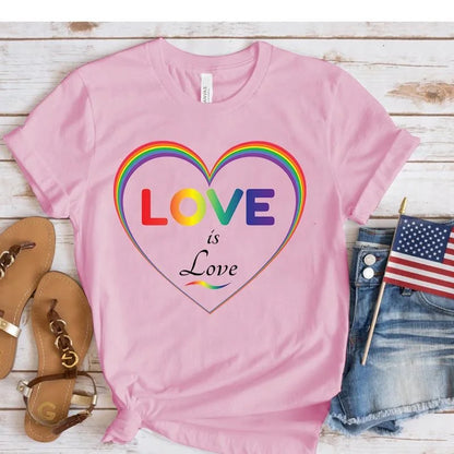 Pride  Love Is Love Printed Women T-shirts