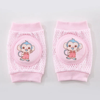 Baby Accessories Knee Pads Safety Boy Girl Kids Crawling Gaiter Toddler Slip Protector Infant Animal Monkey Tiger Dino Elephant