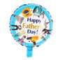 10pcs 18Inch Spanish English Happy Father's Day Foil Helium Balloon Feliz Dia Super Papa Air Globos Party Decoration Gift Baloes