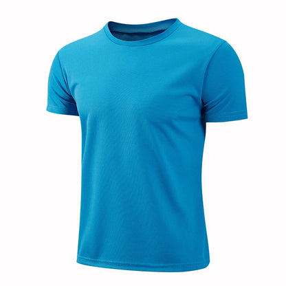 Running Shirts Soccer Shirts Men's Jersey Sportswear Mens Jogging T-Shirts Quick Dry Compression Sport T-Shirt Fitness Gym