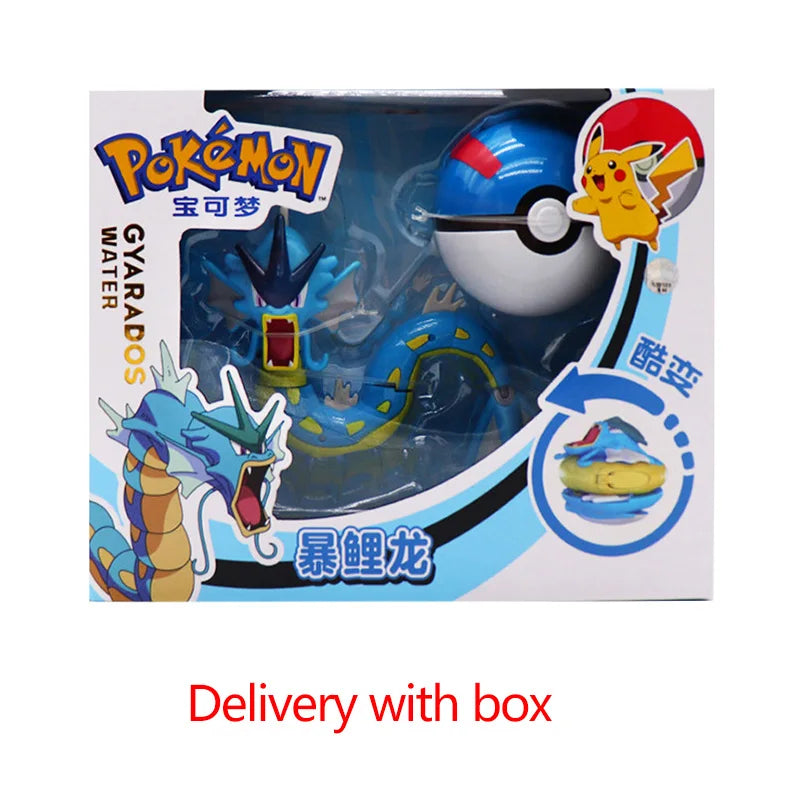 Pokemon Figures Toys Pocket Monsters Ball Model Pikachu Gengar Pokeball Dragonite Snorlax Pokeball poke Action Figures  Toy gift