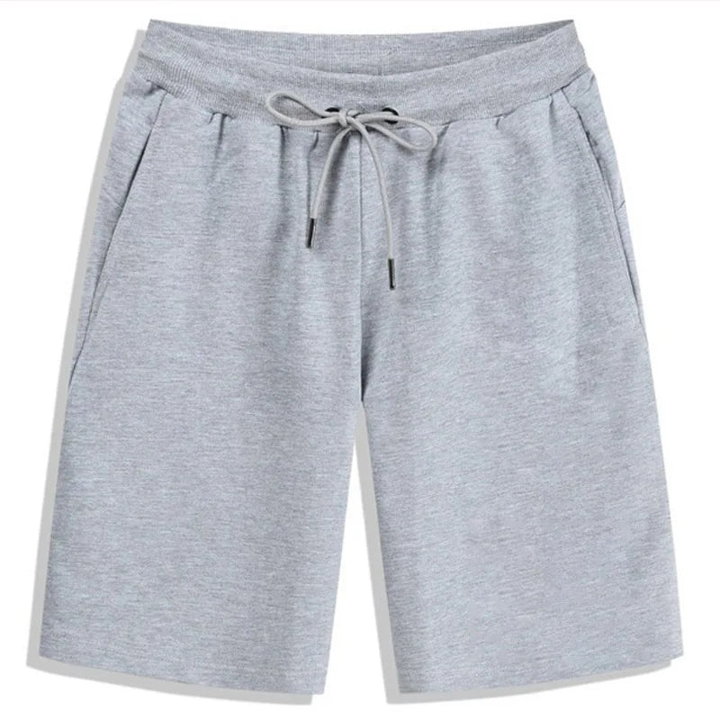 Men's  Elastic Drawstring   Joggers Shorts Loose Fitness Breathable