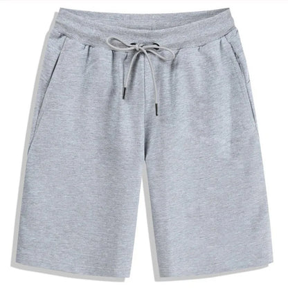 Men's  Elastic Drawstring   Joggers Shorts Loose Fitness Breathable