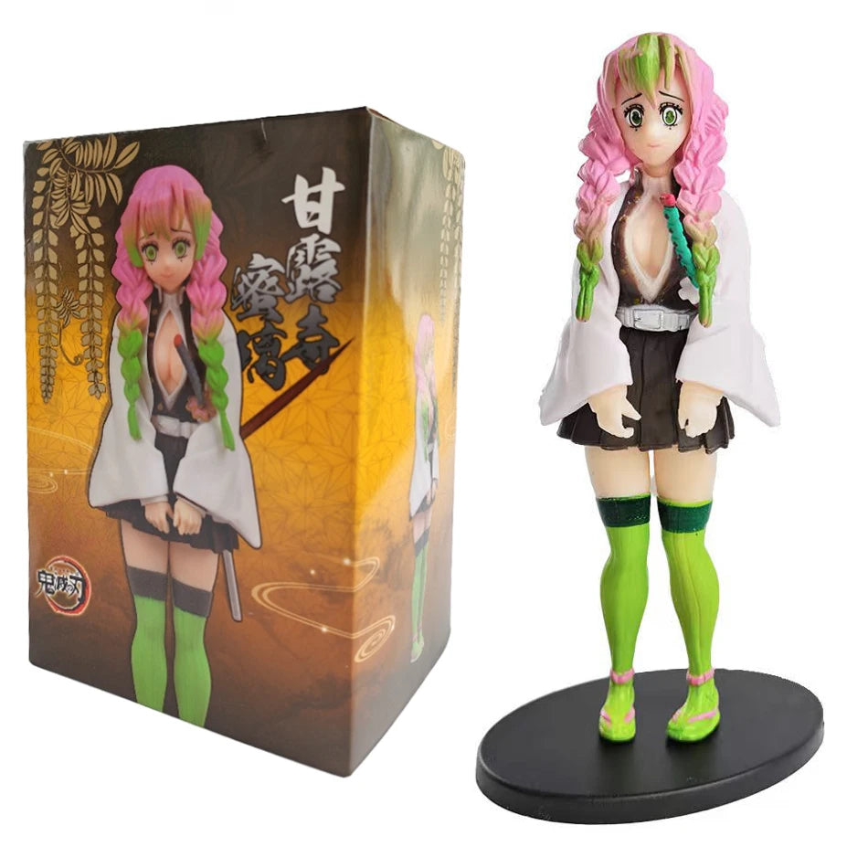 Anime Figure Kamado Tanjirou Nezuko Demon Slayer Figure Action Figures PVC Model Toys Zenitsu Figurine Inosuke Kimetsu No Yaiba