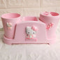Sanrio Hello kittyMy melody creative home cartoon bathroom tooth cup toothbrush couple set mouthwash cup washing storage box