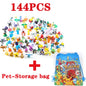 144pcs Pokemon Pikachu Action Figure Toys Mini Figures Model Toy Pikachu Anime Kids Doll Birthday Christmas Gifts