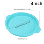 Round Silicone Cake Pan – 4/6/8in Non‑Stick Layer Mold for Baking