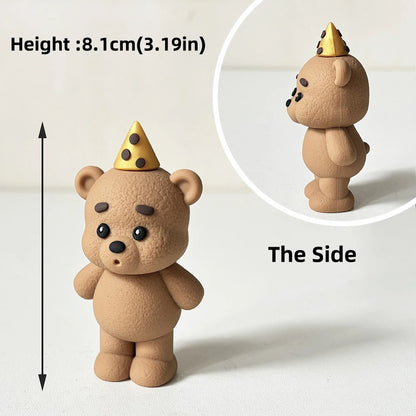 Bear or Balls Cake Toppers Teddy Theme Party Decor