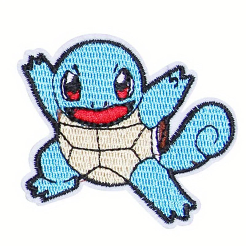 Anime Game Cute Duck Patch for Clothing Cartoon Animals Badges Iron On Patches Sewing Fabric Patch Stripes Diy Patch Sticker